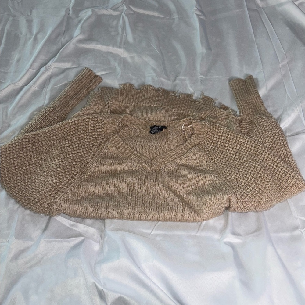 Women's Beige Sweater